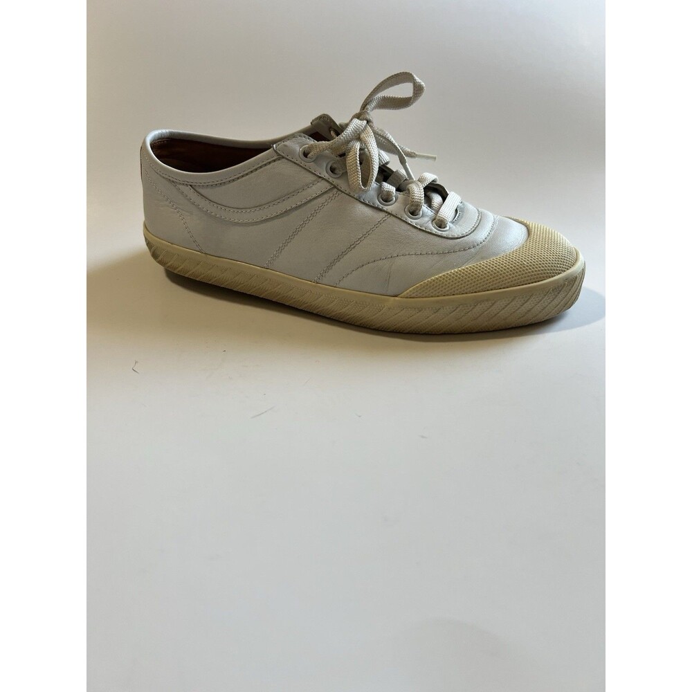 Bally Switzerland Smitt White Sneaker Leather Size 7.5